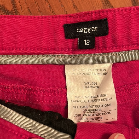 Red Haggar Pants Size 12 - Picture 5 of 10